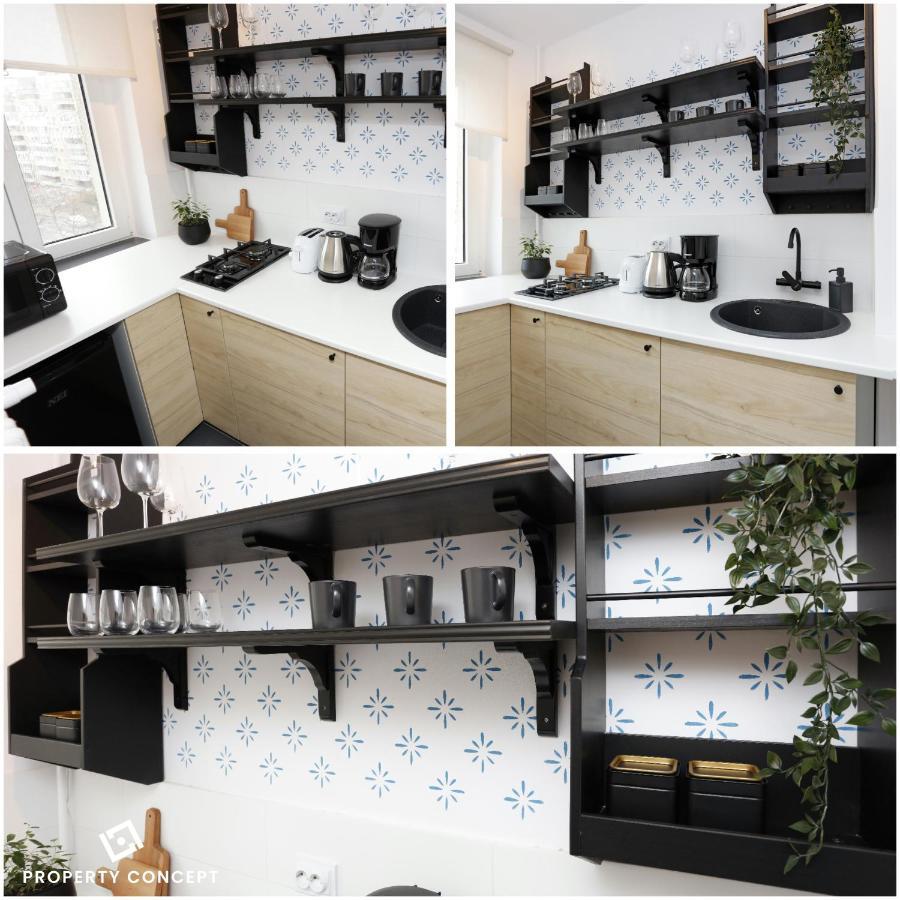 Chic Scandinavian Style Studio Appartement Boekarest Buitenkant foto
