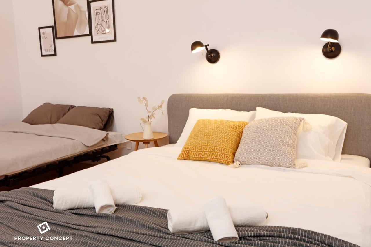 Chic Scandinavian Style Studio Appartement Boekarest Buitenkant foto